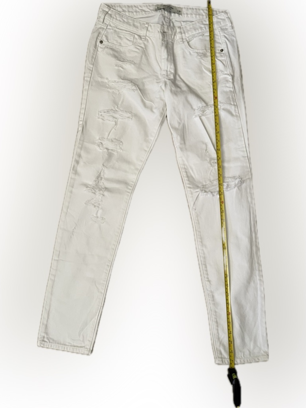 Abercrombie & Fitch White Denim Jeans
